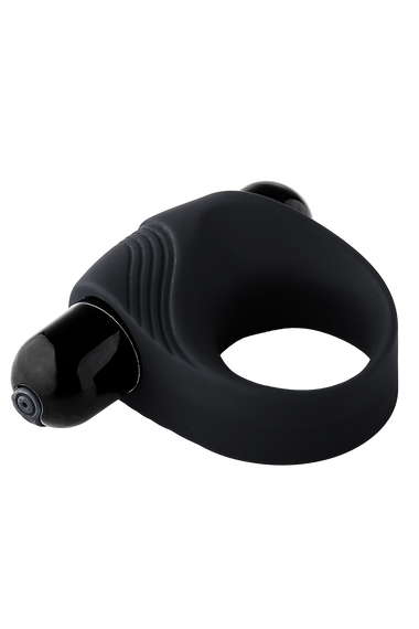 Эрекционное кольцо с вибрацией Dream Toys Ramrod черное, 8 х 3.2 см Sex Aura | Зображення 2