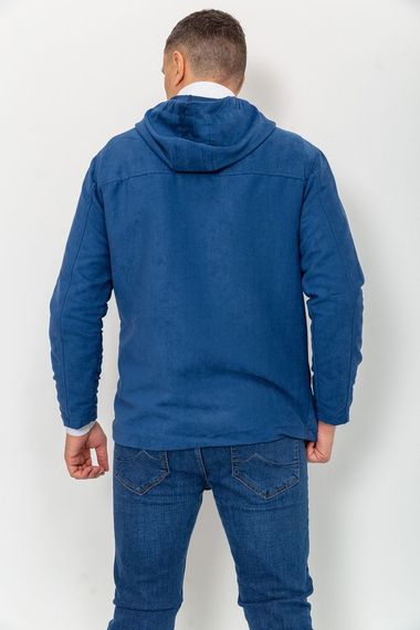 Вітровка чоловіча на блискавці, колір синій, 131R3009 | Зображення 3