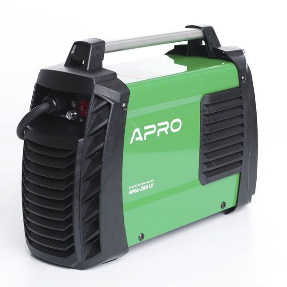Сварочный аппарат инверторный APRO MMA-160 LV, ел.5мм, + набор кабелей | Зображення 1