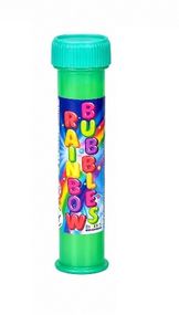 Мильні бульбашки "Rainbow Bubbles" BIGRP050, 50 мл, ціна за 1 штуку (4828433923491) Зелений
