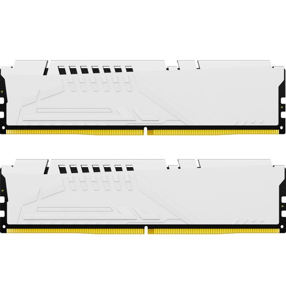 Модуль пам'яті для комп'ютера DDR5 32GB (2x16GB) 6800 MHz Beast White Kingston Fury (ex.HyperX) (KF568C34BWK2-32) | Зображення 1