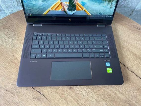 Сенсорний  Ноутбук HP Spectre 15.6" 4K IPS i7 7500U 16Gb SSD512 Nvidia 940MX | Зображення 5