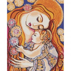 Алмазная мозаика на подрамнике Santi Материнская любовь 954708 40х50 см