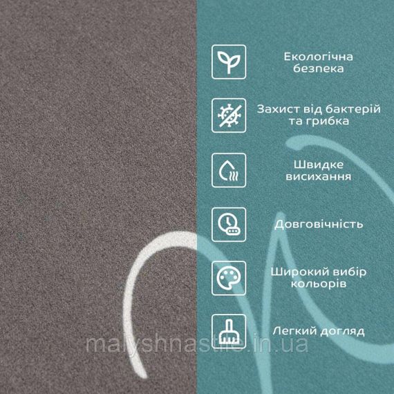 Вологопоглинаючий килимок сірий "Welcome" 38*58CM*3MM (D) SW-00001559 | Зображення 3