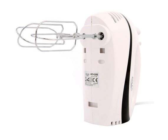 Миксер ручной Adler AD 4205, кухонный миксер 550 Вт, 5 скоростей, режим Turbo, чёрный | Зображення 2