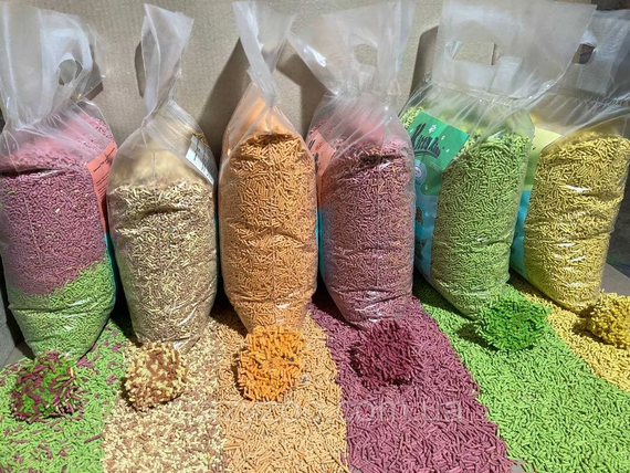 Наповнювач для котячого туалету Kitty Kiss Tofu соєвий тофу з ароматом кавуна 3 кг KK8865 | Зображення 1