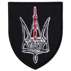 Шеврон IDEIA 87023 Україна 6,7*8,2  габардин Чорний