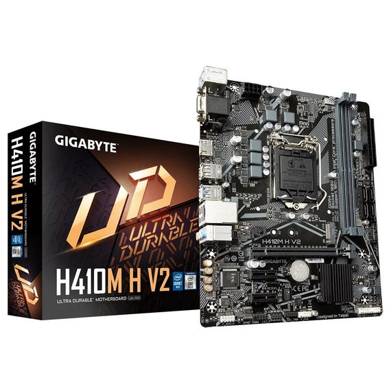 Материнська плата GIGABYTE H410M H V2 | Зображення 1