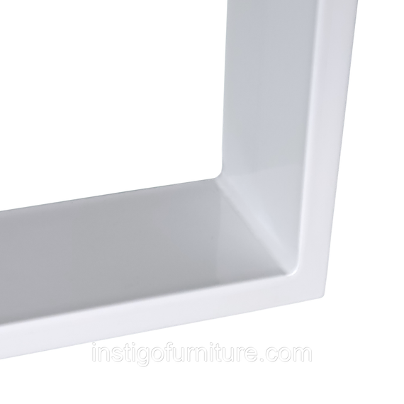 Комплект опор для столу з металу 700×100mm, H=730mm (профільна труба: 80x40mm) Білий | Зображення 3