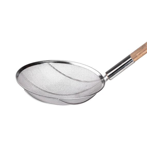 Шумовка "паук" с деревянной ручкой Ø 28 см для фритюра и вока HP-19-19-28CM | Зображення 5