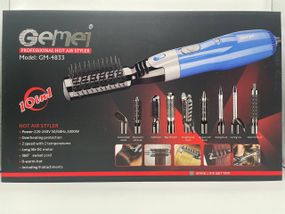 Багатофункціональний Фен-щітка Gemei GM-4833 10 в 1 1000 W (12)