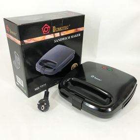 Электрическая кухонная бутербродница DOMOTEC MS-7777, Сэндвичница с насадками, Электробутербродница XZ-77