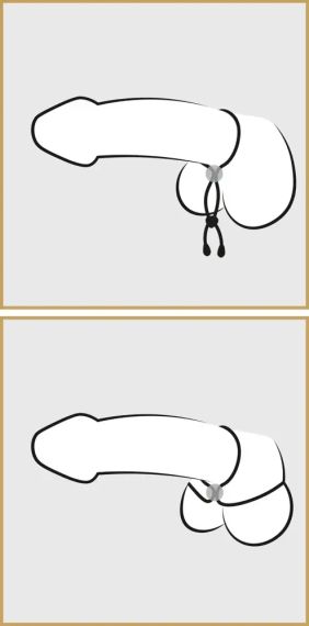 Ерекційна петля на пеніс та мошонку Sex Aura | Зображення 5