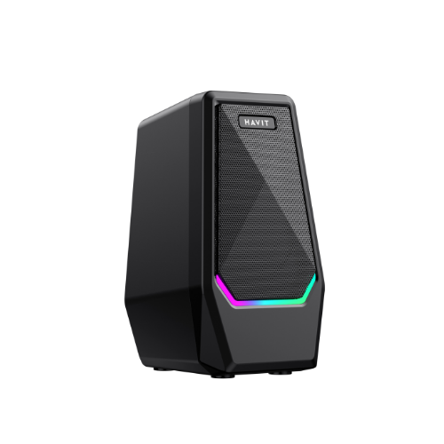 Акустична система 2.0 стерео HV-SK768 10W USB з підсвічуванням чорний Havit | Зображення 3
