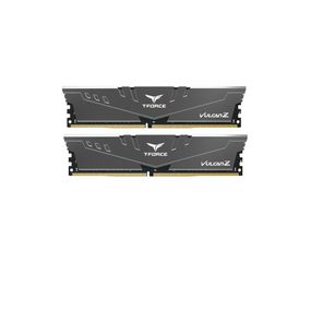 Модуль пам'яті для комп'ютера DDR4 16GB (2x8GB) 3200 MHz T-Force Vulcan Z Gray Team (TLZGD416G3200HC16FDC01)