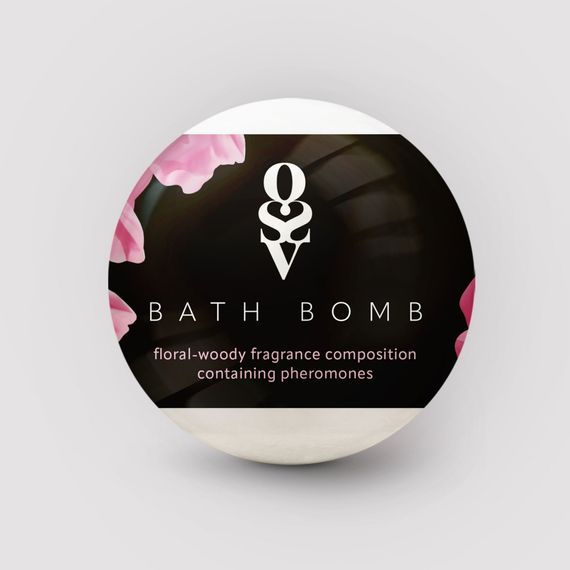 Бомбочка для ванни з феромонами Obsessive Bath bomb Floral - Woody (100 г) | Зображення 1