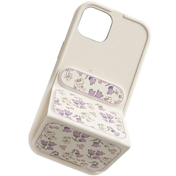 Чехол TPU Panel Stand для Apple iPhone 16 Pro Max (6.9") Floral Breeze | Зображення 2