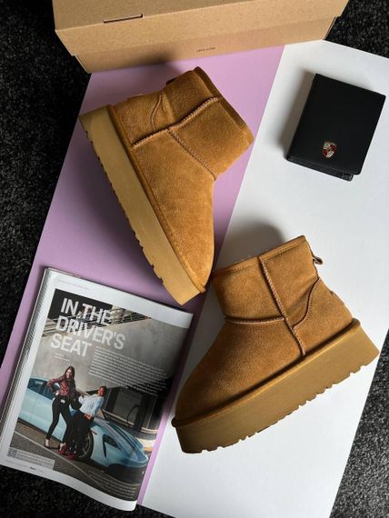 Уги UGG Classic Mini Platform Cinnamon Fur 40 25.5 | Зображення 6