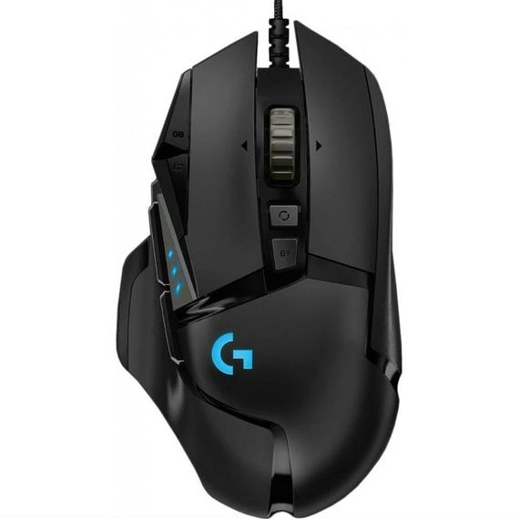 Мишка Logitech G502 Hero High Performance Gaming Mouse 11кн., 12000 dpi, чорна | Зображення 2