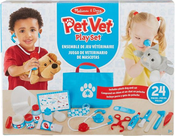 Дитячий ігровий набір ветеринара Melissa & Doug клініка для домашніх улюбленців | Зображення 1