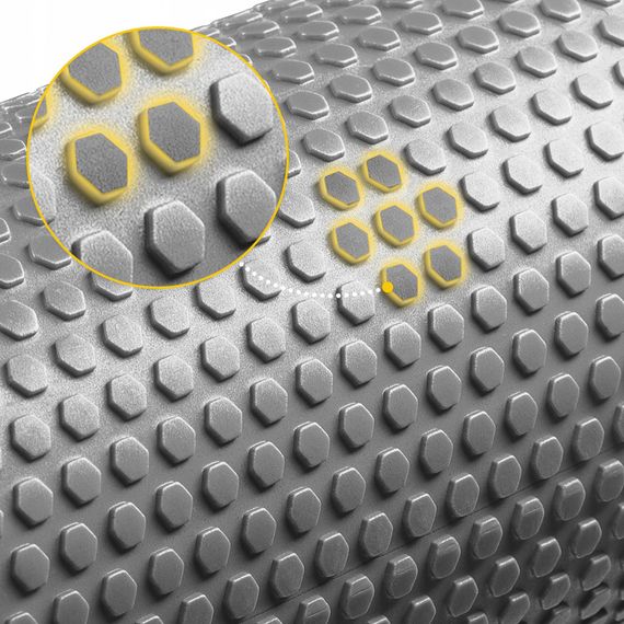 Масажний ролик 4FIZJO CARE+ EVA 60 x 15 см (валик, роллер) 4FJ0523 Grey (P-5907739314406) | Зображення 6