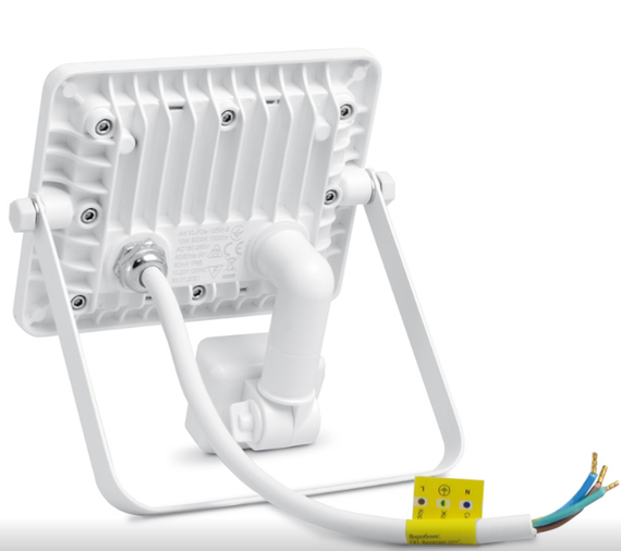 LED Прожектор 10W 5000К 220V з датчиком руху та освітлення білий VL-F2e105W-S Videx | Зображення 2