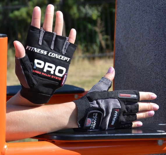 Рукавички для фітнесу Power System PS-2300 Fitness Grey/Black XS | Зображення 3