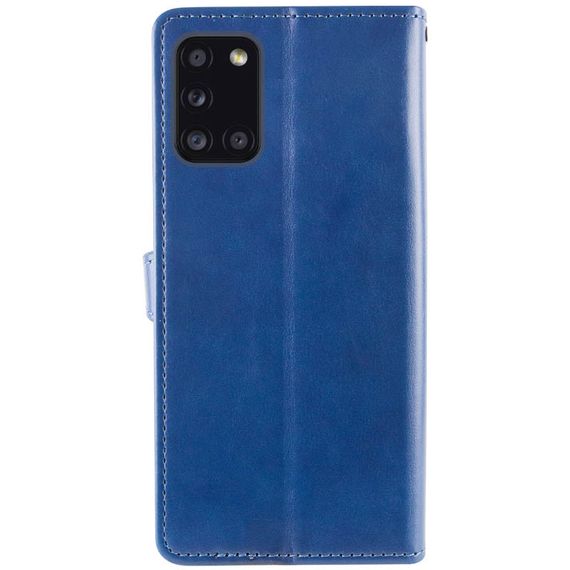 Кожаный чехол-книжка GETMAN Gallant (PU) для Samsung Galaxy A31 Синий | Зображення 4