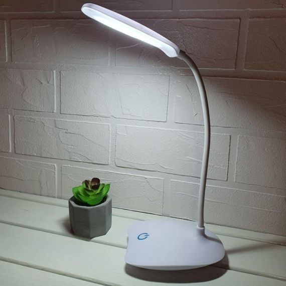 Настільна LED лампа на акумуляторі, з USB, Lova eye Soft light Reading eye lamp / Світлодіодна гнучка лампа з сенсорним керуванням | Зображення 1