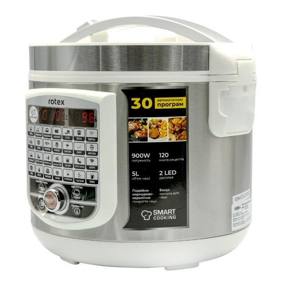 Мультиварка 5 л Rotex RMС505-W ExСellenСe | Зображення 3