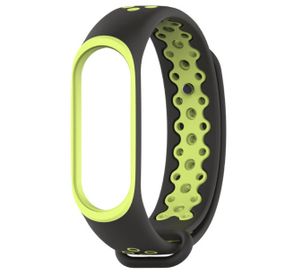 Силиконовый ремешок Primo Perfor Sport для фитнес-браслета Xiaomi Mi Band 3 - Black&Green