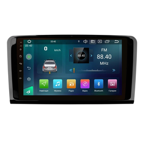 Штатна магнітола Cyclone C9-007 4+64Gb. DSP. CARPLAY. 4G Mercedes M-Class W164 2005-2011з підсилювачем звуку D2B