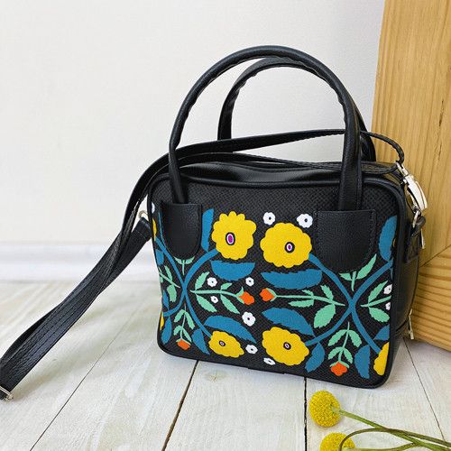 Сумка жіноча Kitto Акварель 25x20x9 см (SKI_22S010_BL)