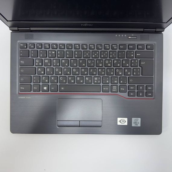 Ультрабук Fujitsu LifeBook U7410 / 14" (1920x1080) IPS / Intel Core i5-10210U (4 (8) ядра по 1.6 - 4.2 GHz) / 16 GB DDR4 / 512 GB SSD NVMe / Intel UHD Graphics / WebCam б/у + Подарок Мышка и коврик | Зображення 3