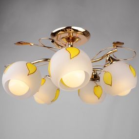 Люстра потолочная в спальню E27 60W G (LK-487C/5)