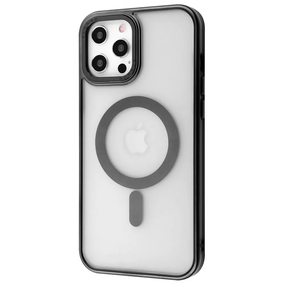 Чехол для iPhone 12/12 pro Proove Black, чехол Blur Case with Magnetic Ring iPhone, стильный чехол на iPhone
