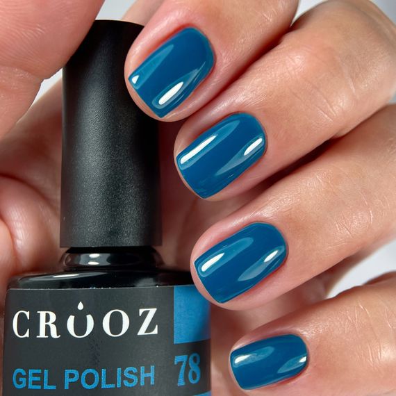 Гель-лак Crooz 78 (глибокий петроль) 8мл