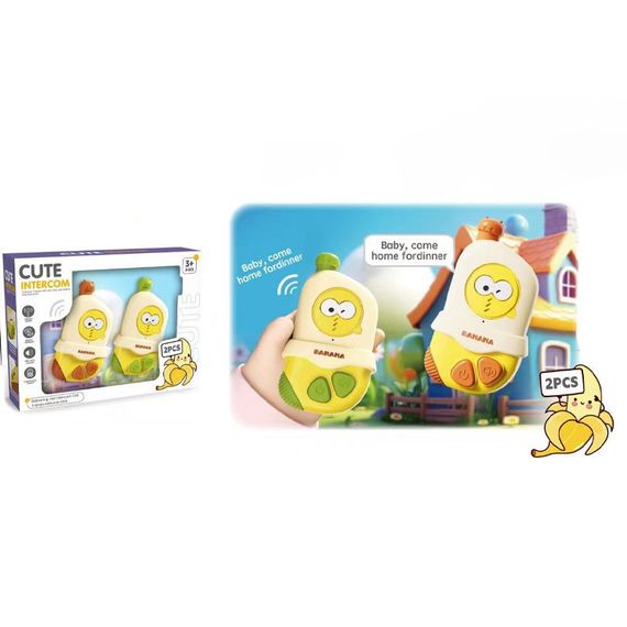 Дитяча навчальна рація ME-213 Banana Cute Intercom (2pcs) Yellow | Зображення 4
