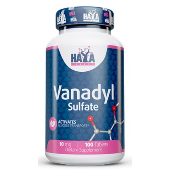 Микроэлемент Ванадил Haya Labs Vanadyl Sulfate 10 mg 100 Tabs
