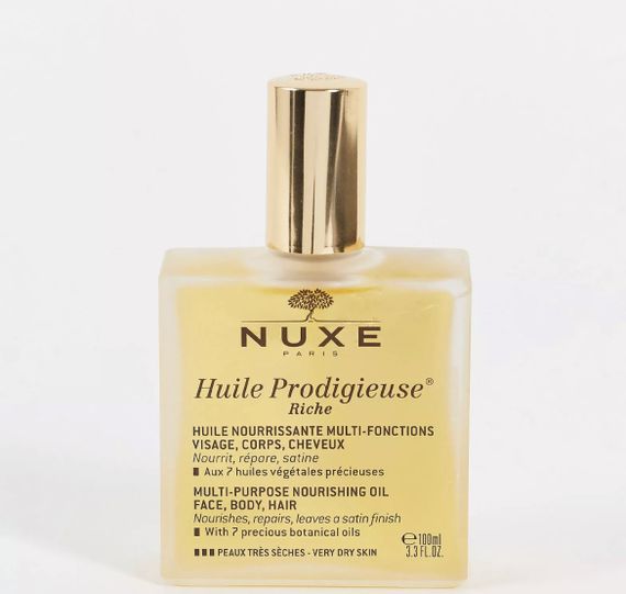 Nuxe Huile Prodigieuse Riche мультифункціональна суха олійка для дуже сухої шкіри, 100 ml