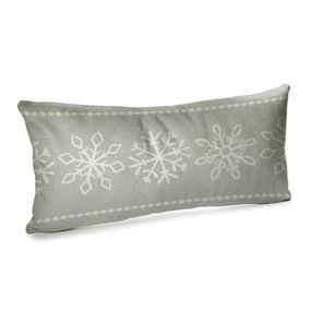Подушка для дивана бархатная Сніжинки 50x24 см (52BP_23NG010)