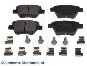 Комплект гальмівних колодок з 4 шт. дисків BLUE PRINT ADV184218 на VW GOLF TOURAN (1T3)