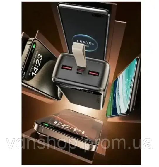 Внешний аккумулятор Power bank Awei PA12 30000mAh PD22,5W быстрая зарядка | Зображення 3