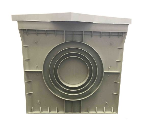 Колодязь кабельний пластиковий ККп-5 з кришкою 550х550х550мм Ny95505631 | Зображення 2