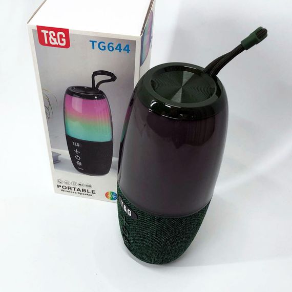 Bluetooth колонка з динамічним підсвічуванням TG644, Якісна Bluetooth колонка, Активні колонки для дому OA-90 | Зображення 9