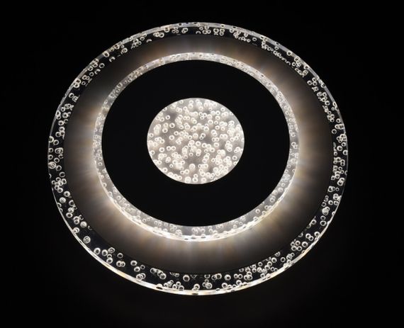 Сучасний круглий світильник стельовий LED для кімнати кухні ванної 26155 Білий 4х20х20 см. | Зображення 3