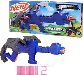 Бластер Nerf Minecraft Ender Dragon Нерф Майнкрафт Дракон края (Эндер-дракон) Оригинал