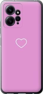 Чохол на Xiaomi Redmi Note 12 4G Серце 2 із силікону FCh_048378