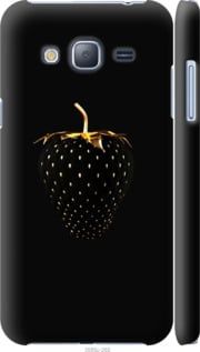 Чохол на Samsung Galaxy J3 Duos (2016) J320H Чорна полуниця "3585m-265-24368"