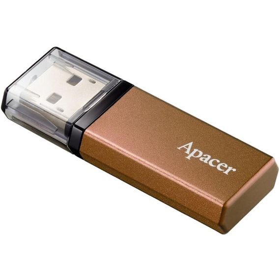 USB флеш накопичувач Apacer 256GB AH25C Classical Bronze USB 3.2 (AP256GAH25CJ-1) | Зображення 1